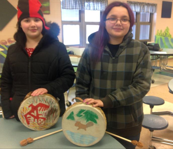 Decorated Hand Drums