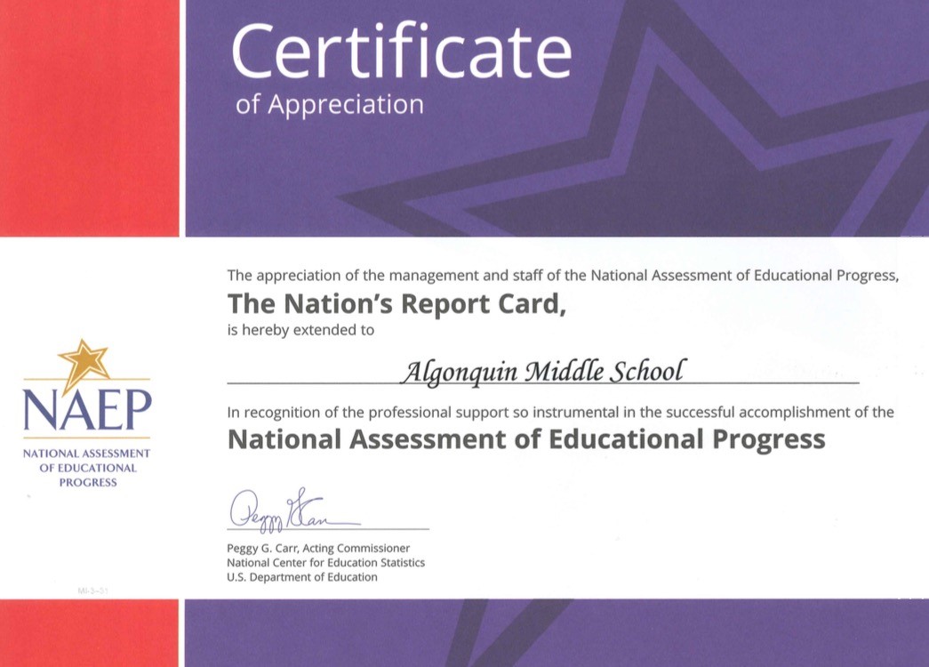 NAEP Certificate 2017