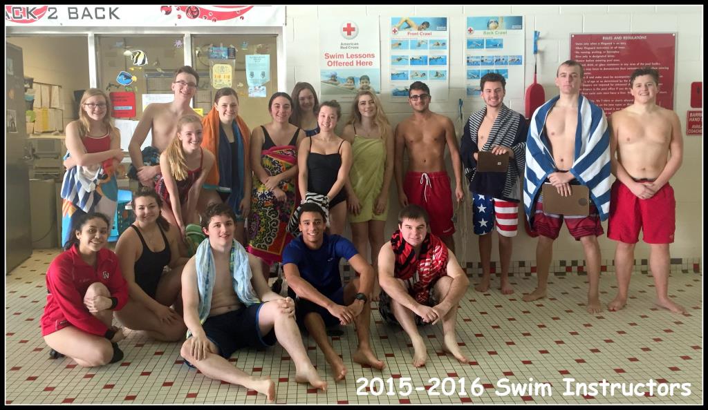 2015-2016 swim instructors