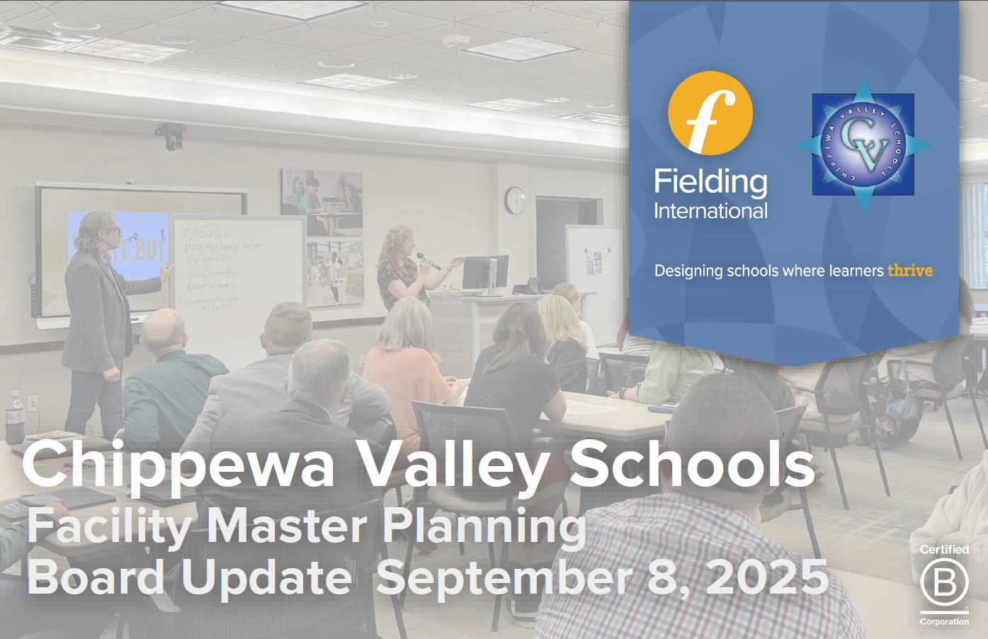Facility Master Planning Board Update September 8, 2025