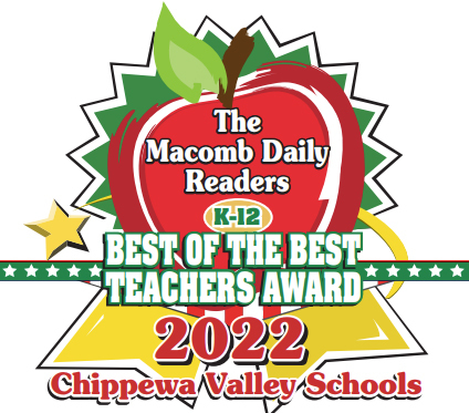 The Macomb Daily K-12 BEST OF THE BEST TEACHERS AWARD 2022 Chippewa Valley Schools 