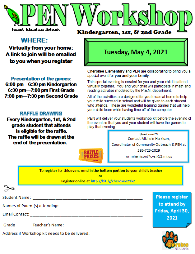 Cherokee Virtual PEN night